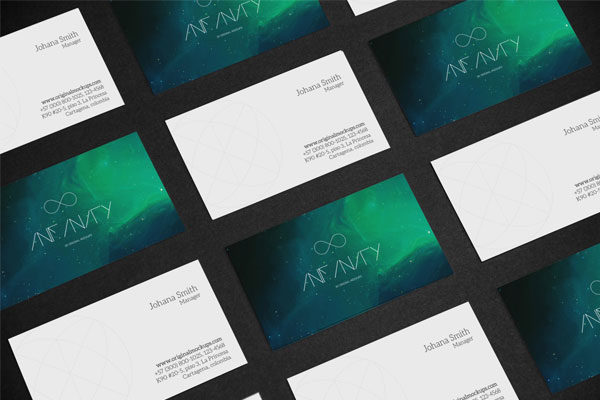 极简企业个人商务名片样机模板05 Business Card Mockup 5