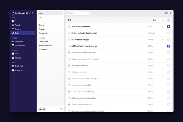 超级数据统计报表UI套件 Dashboard UI Kit 2.0插图(7)