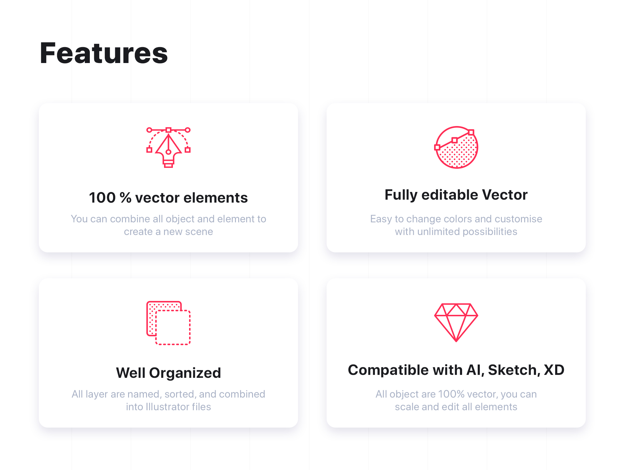 素材库下午茶:医院和医疗保健场景矢量插画素材插图(1)