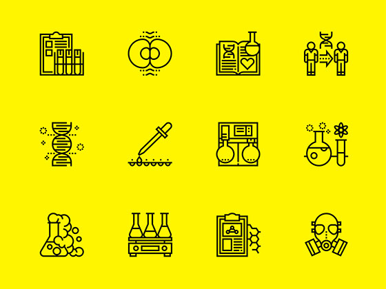 30 枚生物化学图标素材之家精选sketch素材
