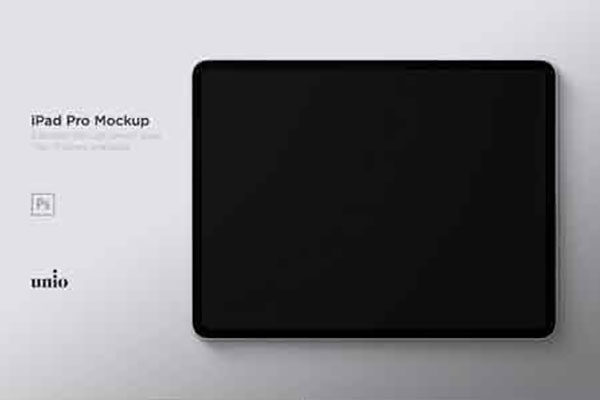 高品质的iPad Pro 12.9 英寸展示样机 IPad Pro 12,9 [psd]