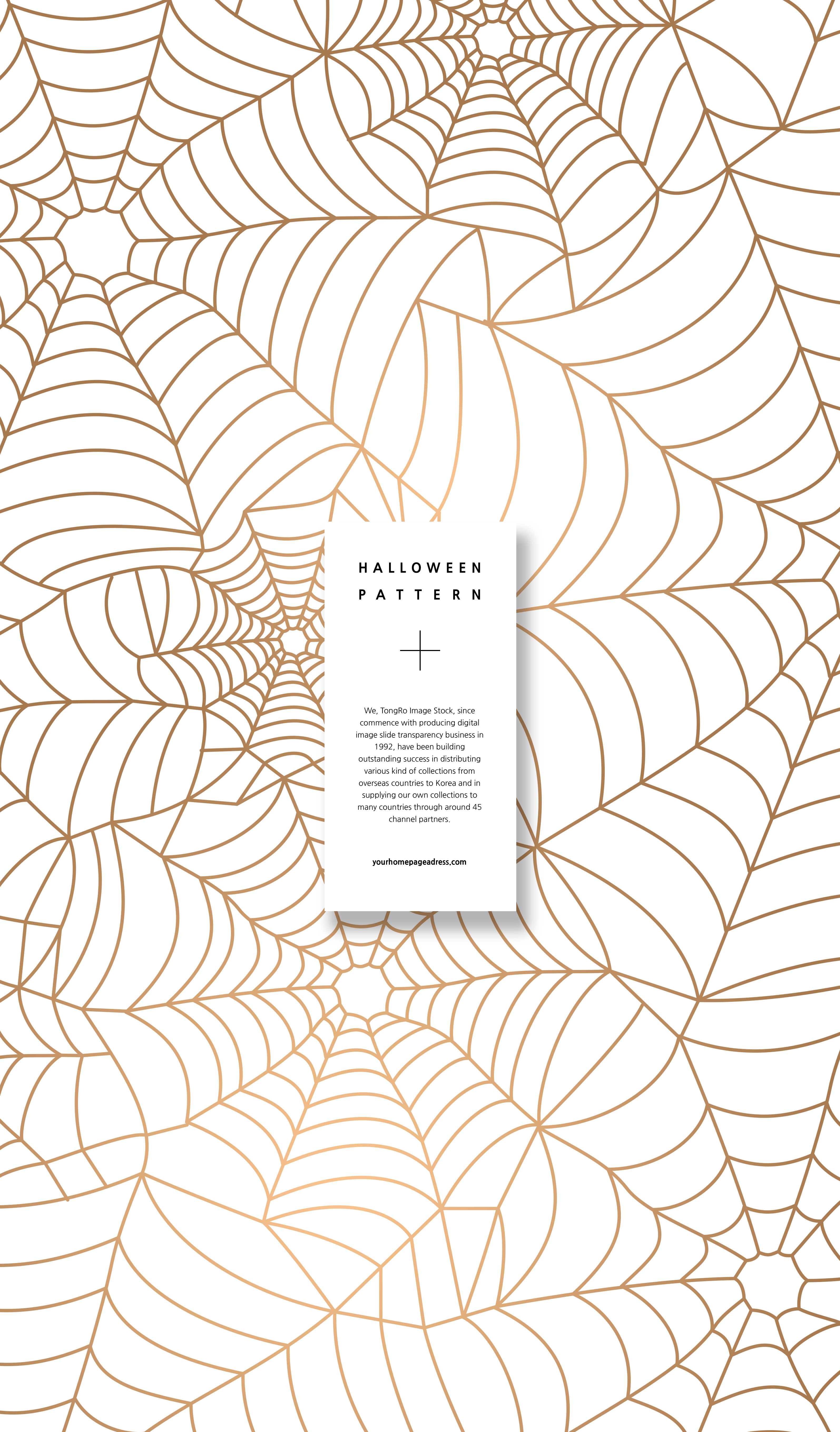 万圣节蜘蛛网背景图案素材合集[PSD]插图(5)