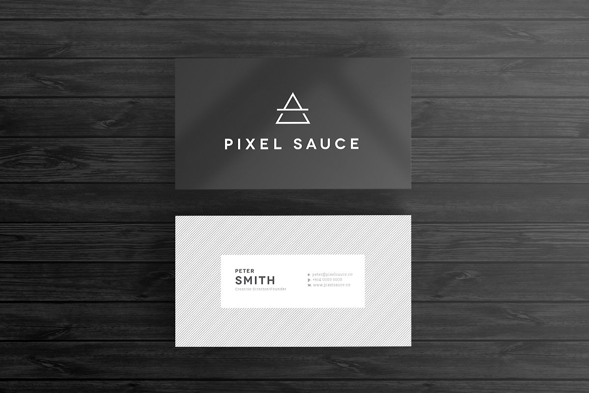 68个高端时尚简约的商务名片设计模板插图(25)