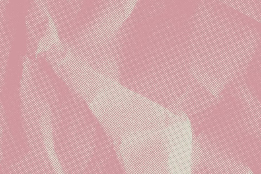 15款半色调皱褶纸张纹理 15 Crumpled Paper Halftone Textures插图(3)