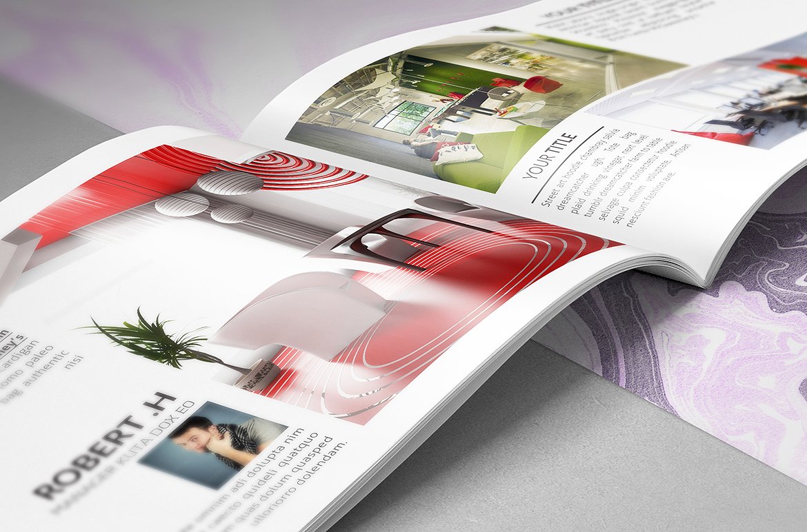 简约的家居产品画册模板下载插图(2)