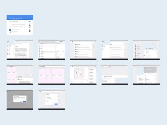 Android L Tablet UI Template素材之家精选sketch素材