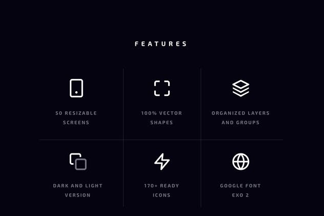 加密电子钱包数字货币APP UI套件 Crypto Mobile UI Kit插图(2)