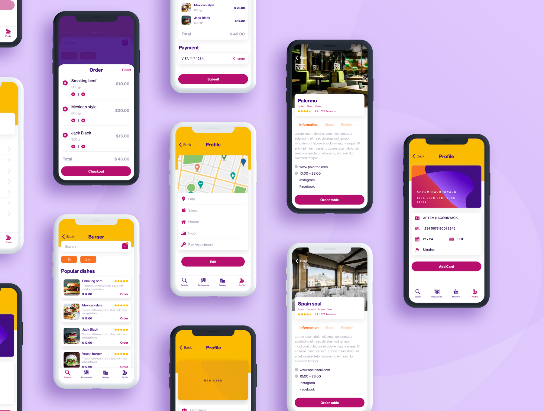 素材库下午茶：在线订餐/外卖订餐类APP应用UI设计素材库精选套件[]FIG插图(1)