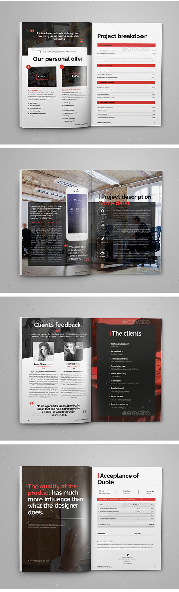 现代、专业、极简的杂志模板合辑下载 Proposal Bundle [indd]插图(4)