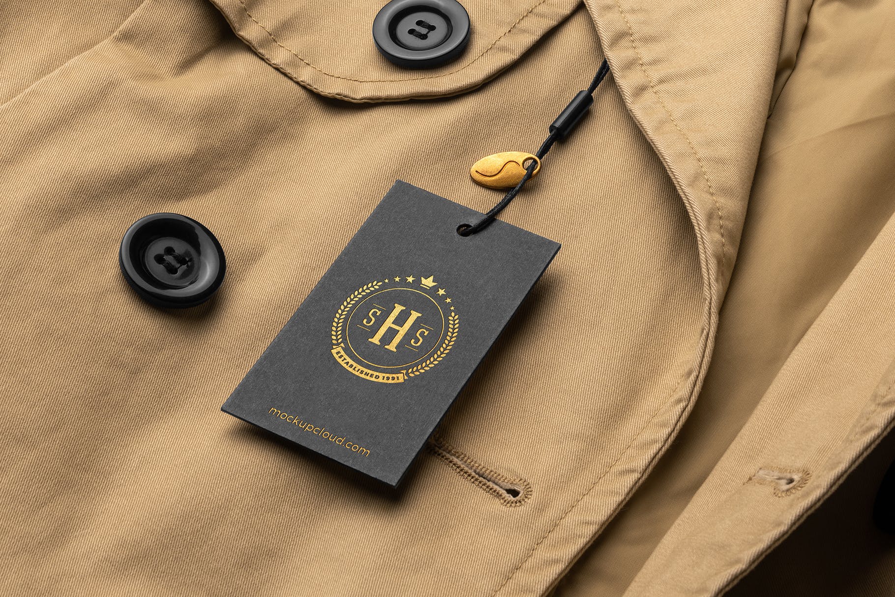 Styline系列服装标签&吊牌VI设计素材库精选模板v3 Styline – Apparel Labels and Tags Mockups vol 3插图(1)