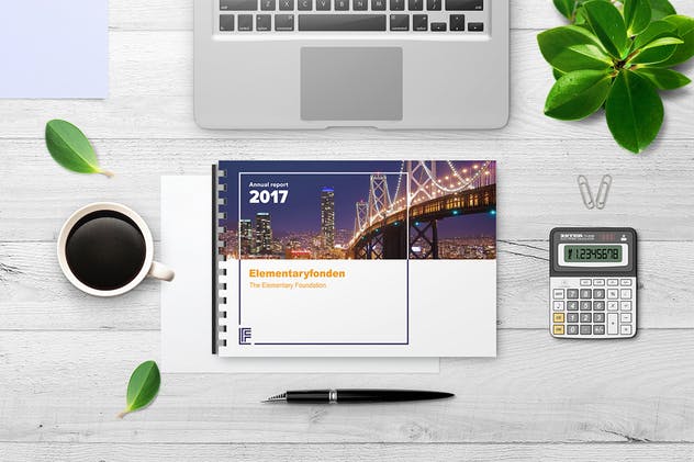 高档活页记事本/笔记本样机模板V2 Comb Bound Book Mockups 2插图(5)