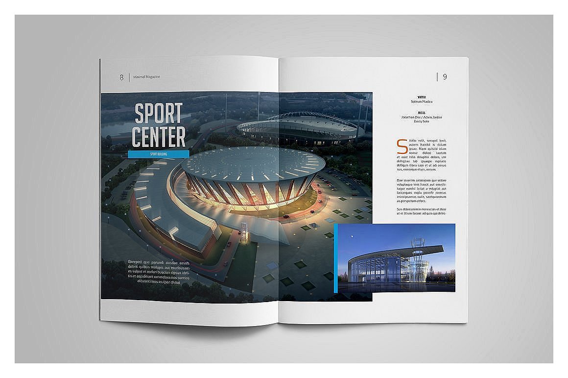 专业、整洁、现代的30页杂志画册模板插图(4)