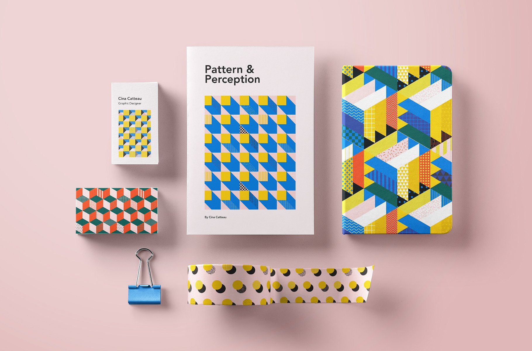 15款独特非常吸眼球的3D多彩立体几何图案纹理 3D Pattern Collection插图(2)