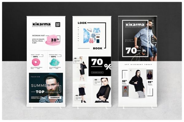 时尚服饰促销广告海报模板 Fashion Banner