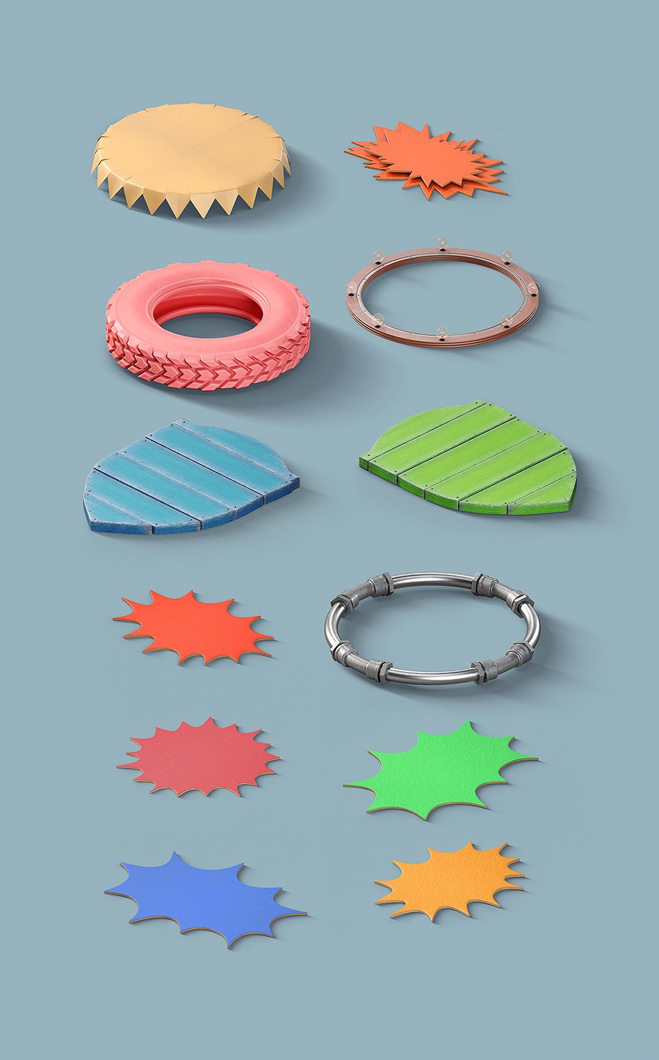 色彩引人注目的场景模板合集 WuHoo! Designer’s Toolkit [7.71GB]插图(31)