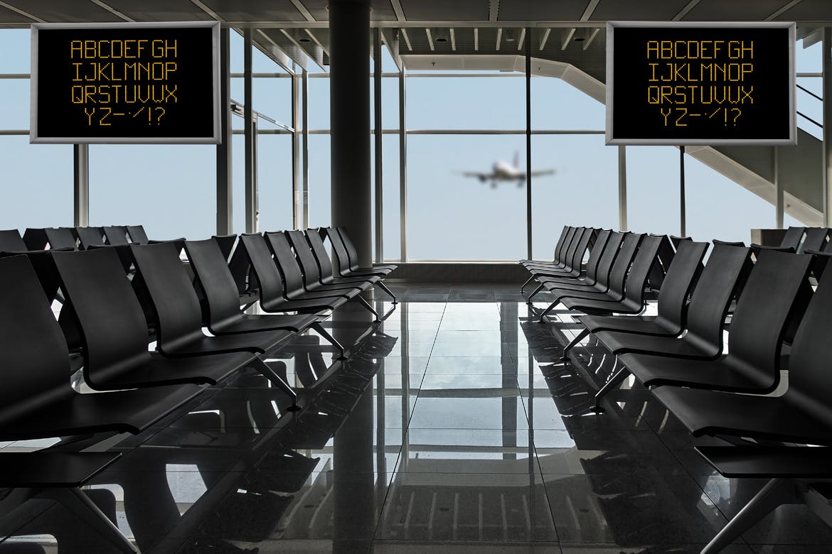 机场航站楼电视屏幕广告设计效果图样机素材库精选v01 Airport_Terminal-01插图(7)