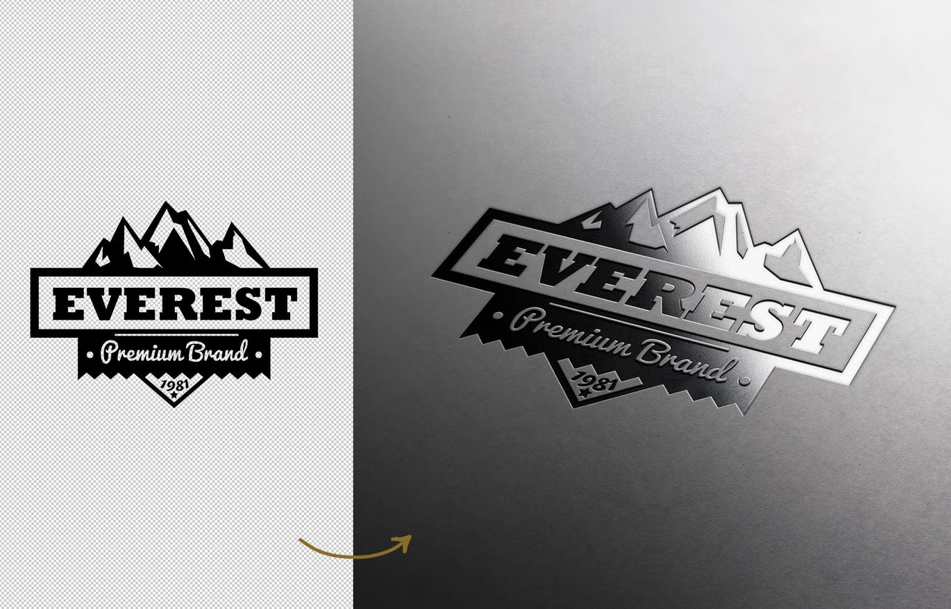 品牌商标Logo设计橡皮图章效果图素材库精选模板 Rubber Stamp Mockup插图(1)