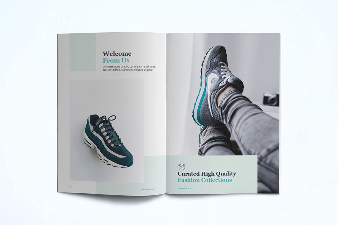 时尚服饰品牌产品目录素材库精选Lookbook设计模板 Lookbook Template插图(4)