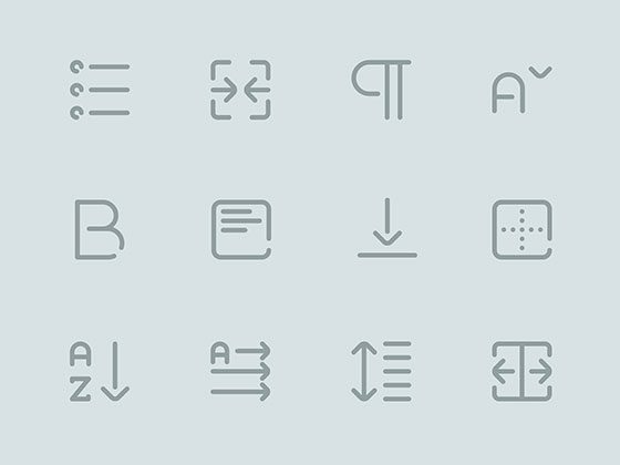 55 枚文本编辑器图标素材之家精选sketch素材