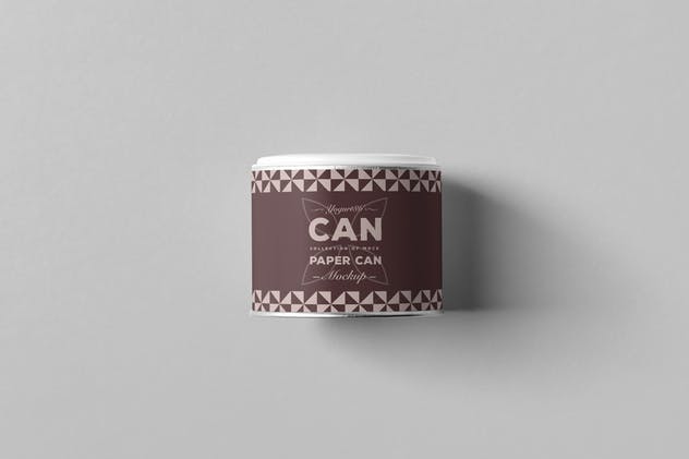 食品罐头外观设计样机 Paper Can Mock-up插图(10)