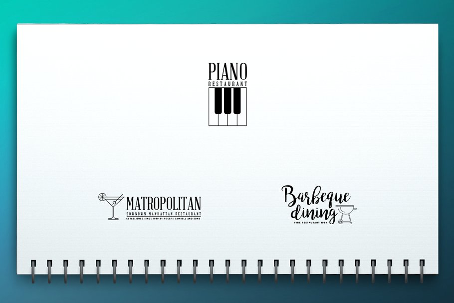 100款西方图文Logo模板合集 100 Fresh Logo Templates Vol.2插图(13)