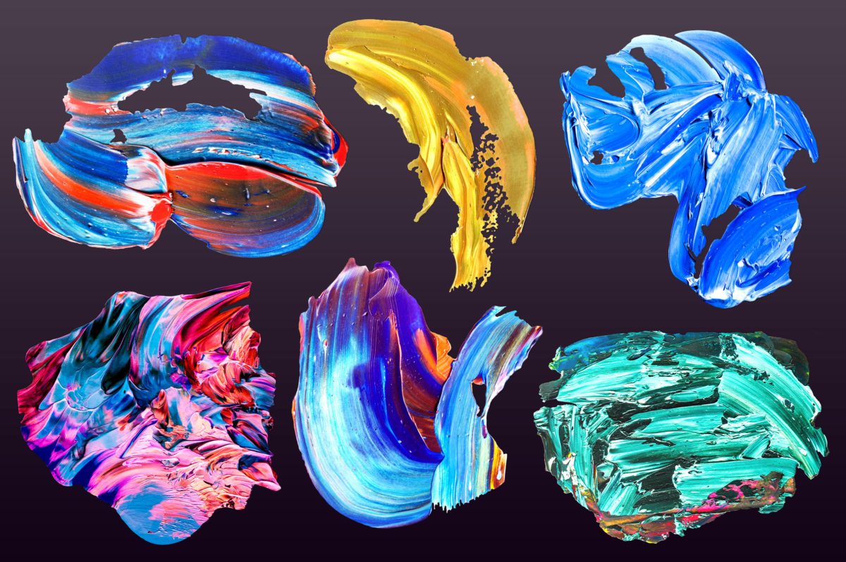 创意抽象纹理系列：金黄色颜料抽象纹理 Golden Paint插图(8)