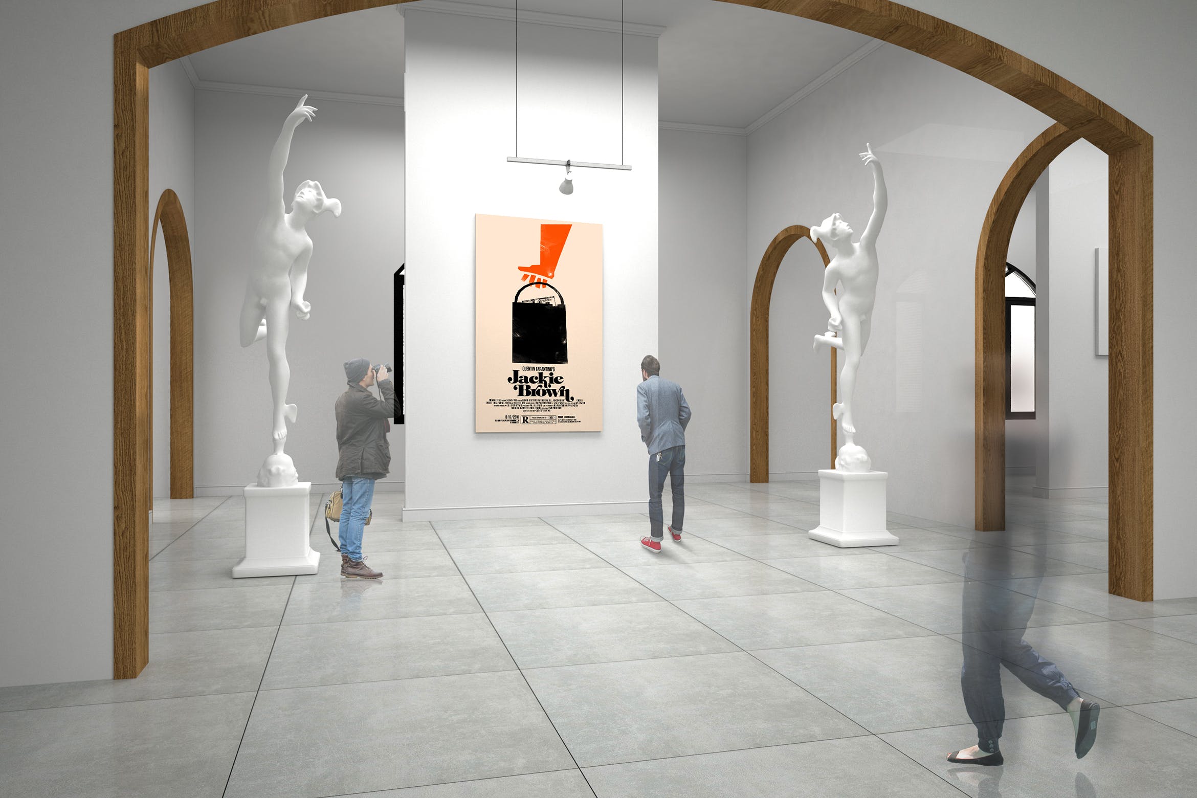 室内装饰设计画框样机模板v12 Exhibittion Mockup [vol12]插图