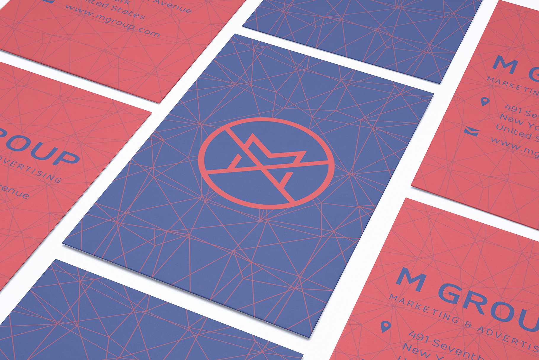 名片设计特写镜头样机模板 Close-up Business Cards Mockup v.2插图(9)