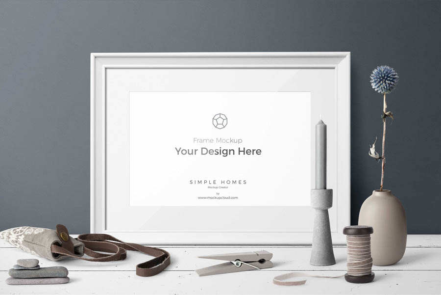 居家生活主题巨无霸广告设计展示样机 Simple Homes Mockup Vol. 5插图(3)