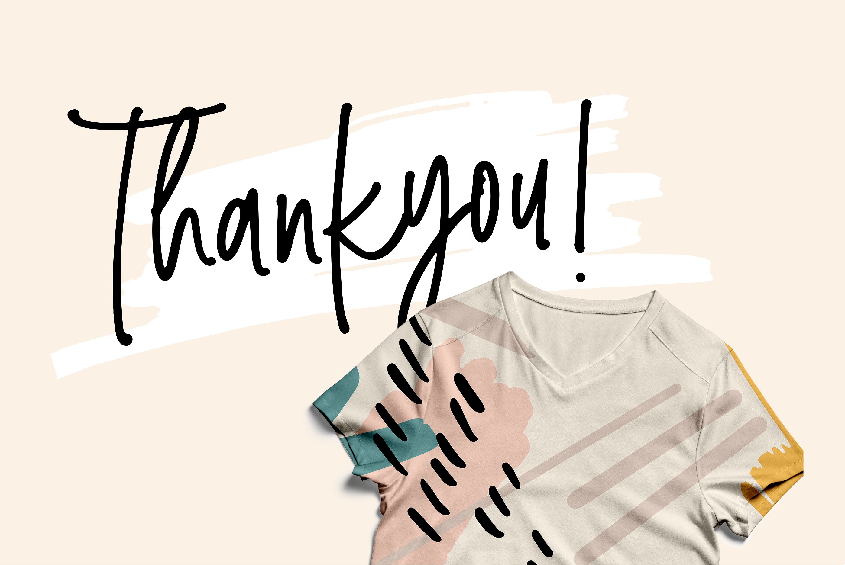 时尚、多彩的手绘特色背景纹理图形素材插图(8)