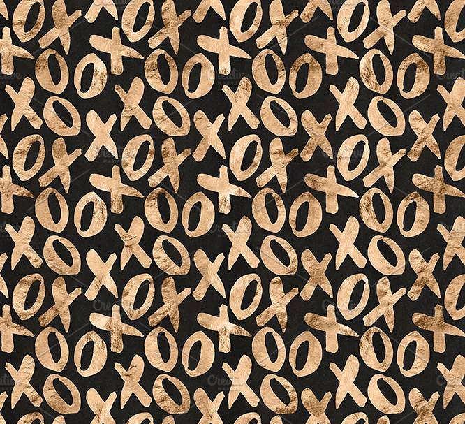 爱&吻爱情主题图案纹理 Love & Kisses Vol. 2: Rose Gold插图(2)
