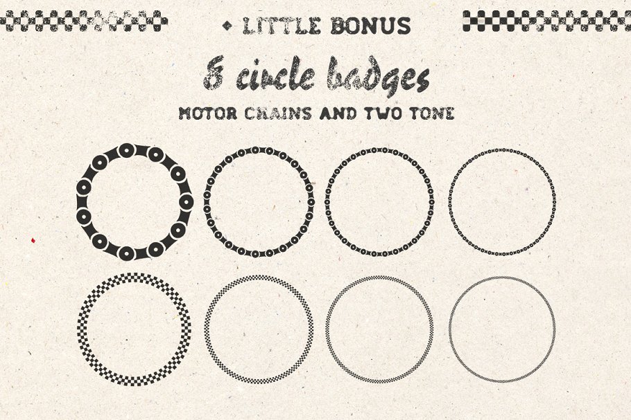 创意手绘老式汽车摩托车剪贴画合集 Hand drawn Cars and Bikes插图(4)