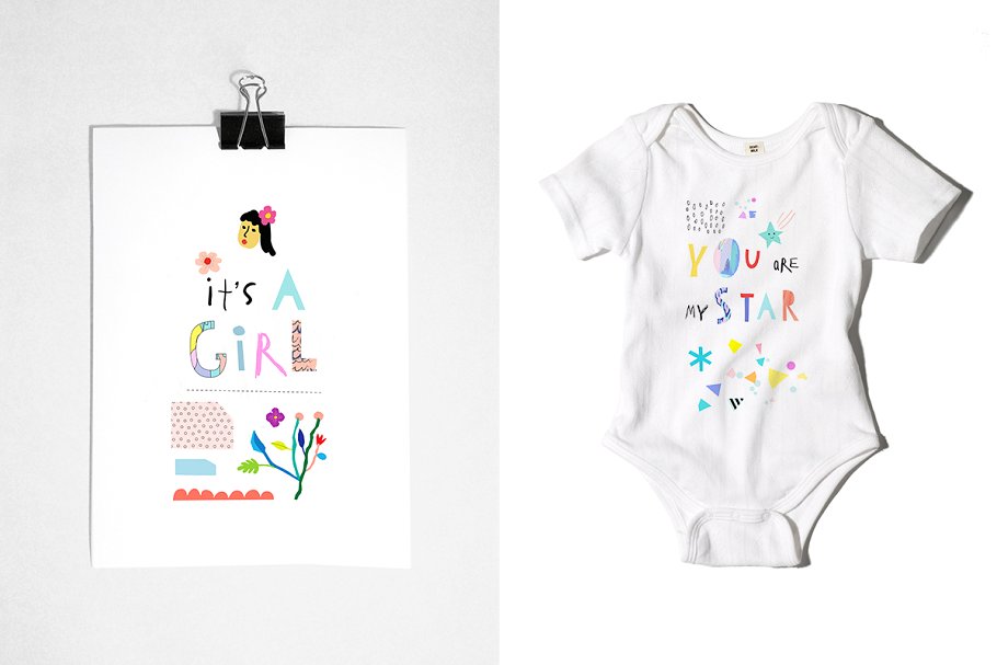 剪纸艺术英文字母设计素材 Paper CUT Alphabet插图(5)