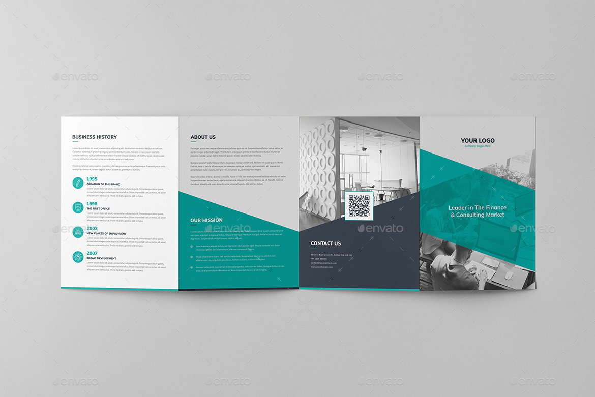 典型的正式的企业商务四折页模板下载插图(11)