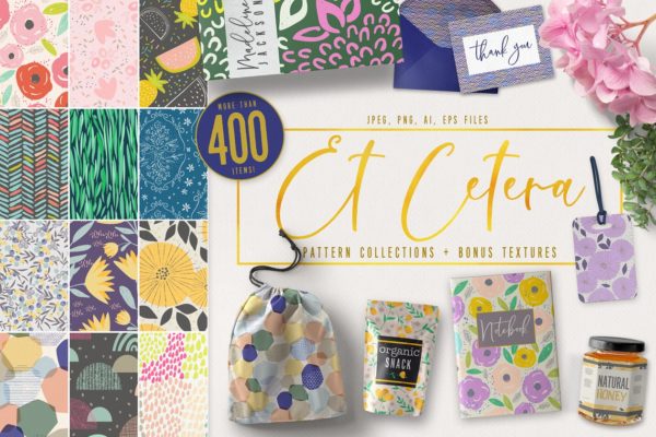 量贩式华丽无缝图案纹理合集[3.57GB] Et Cetera Pattern Collections