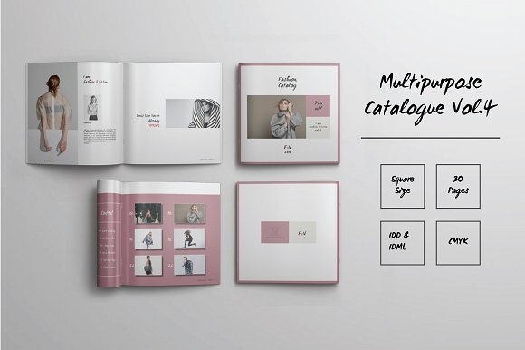 时尚多用途画册模板插图(1)