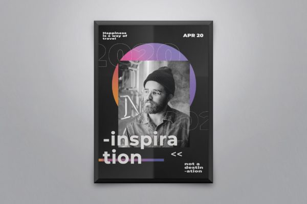 干净利落的艺术活动传单设计模板 Art Event Flyer Template