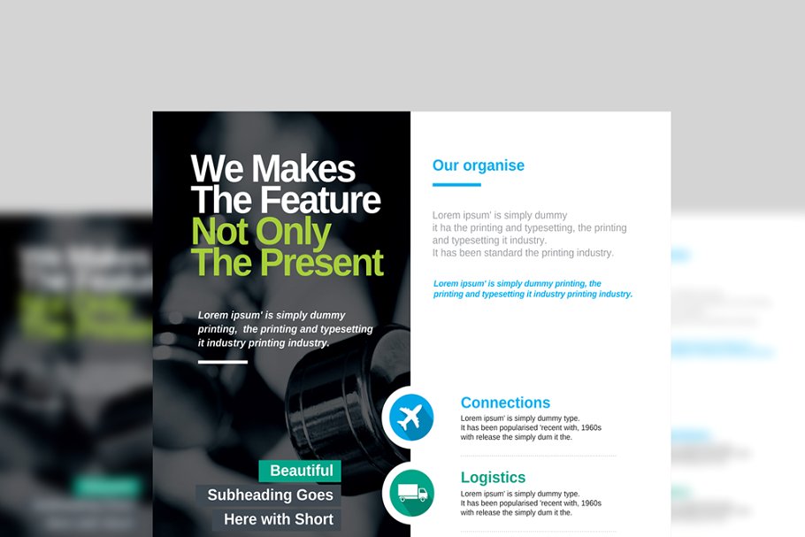 多用途商务合作传单海报模板合集 Corporate Flyer Pack插图(1)