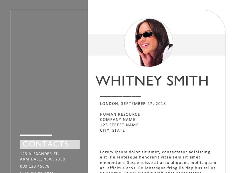 现代专业三合一简历包  Modern 3 in 1 resume pack插图(1)