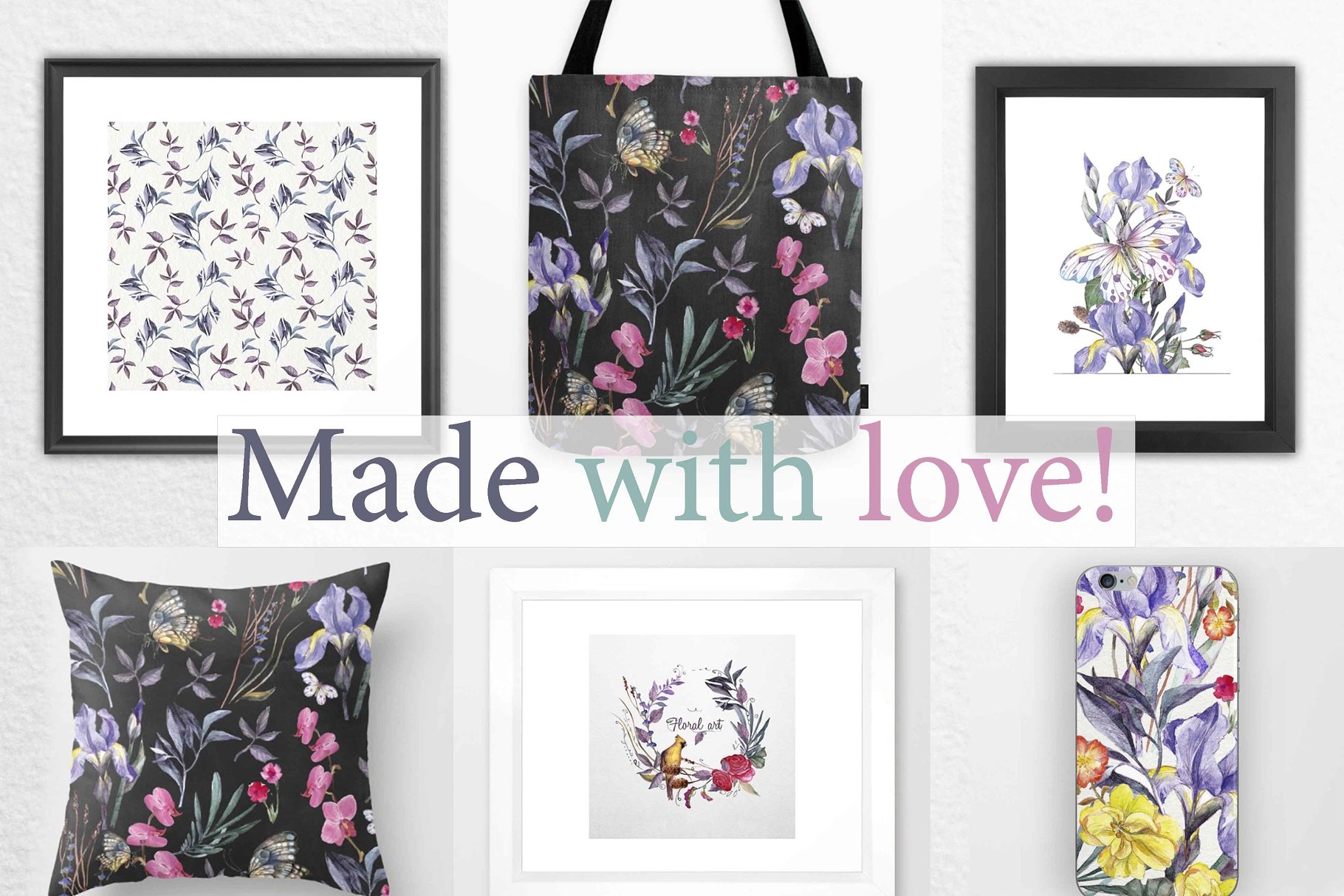 极力推荐：超级水彩元素设计素材包[2.5GB] Wildflowers pack 75 PNG插图(14)