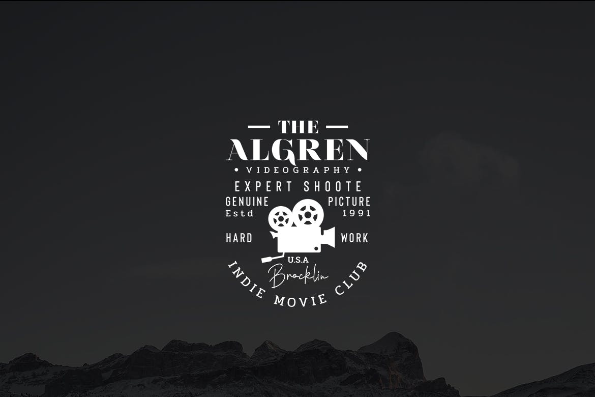 欧美复古设计风格品牌素材库精选LOGO商标模板v19 Vintage Logo & Badge Vol. 19插图(3)