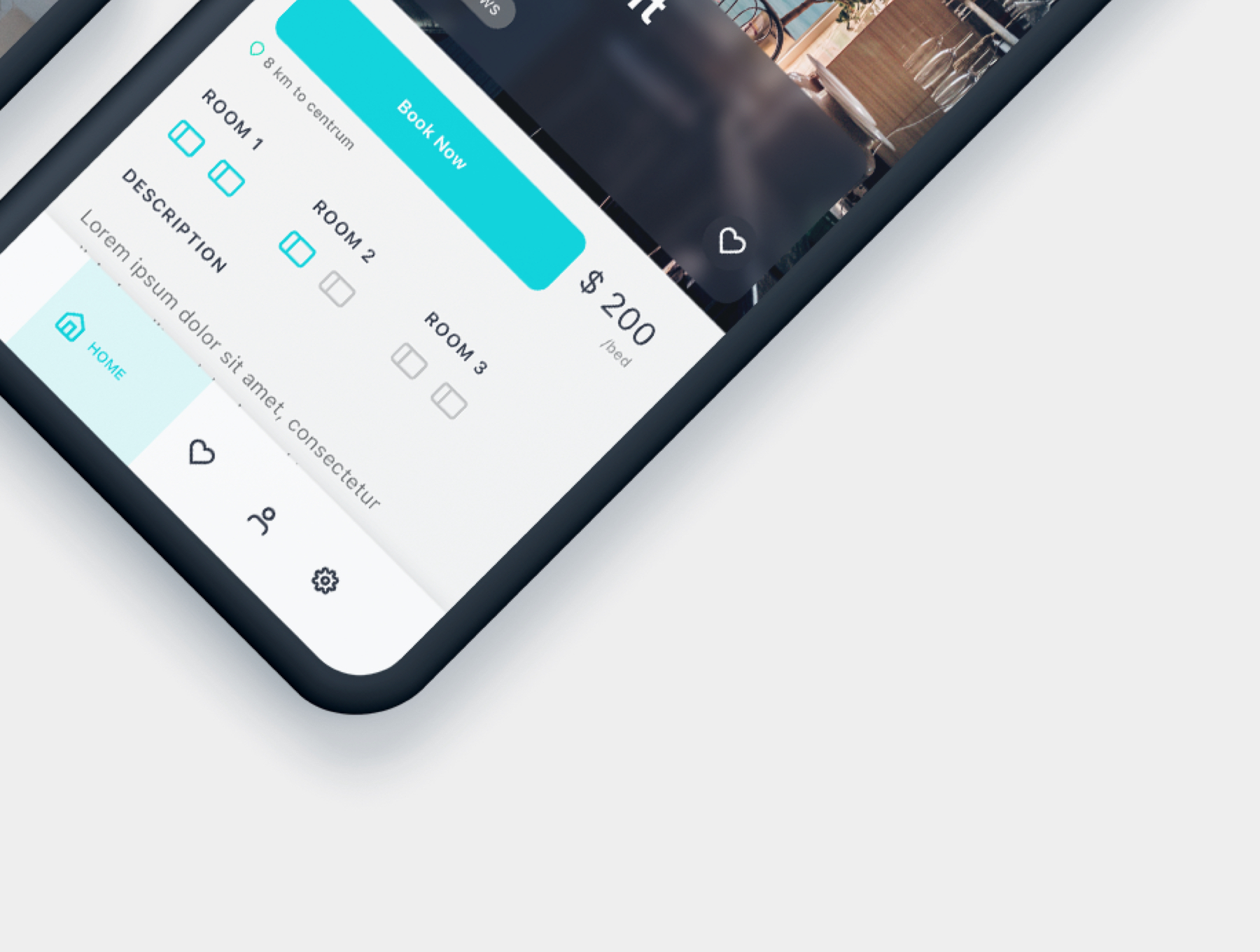 素材库下午茶：名宿酒店预订类APP UI KIT套装模板下载[Sketch]插图(9)