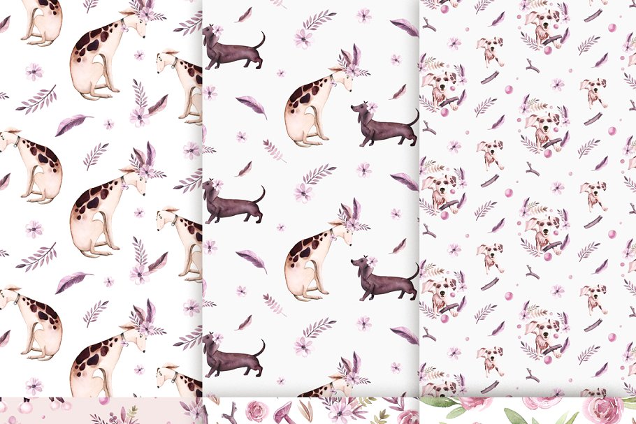 极力推荐：花卉图案纹理集合 Floral Patterns Bundle Vol.2 [3.45GB, 超过120款图案]插图(12)