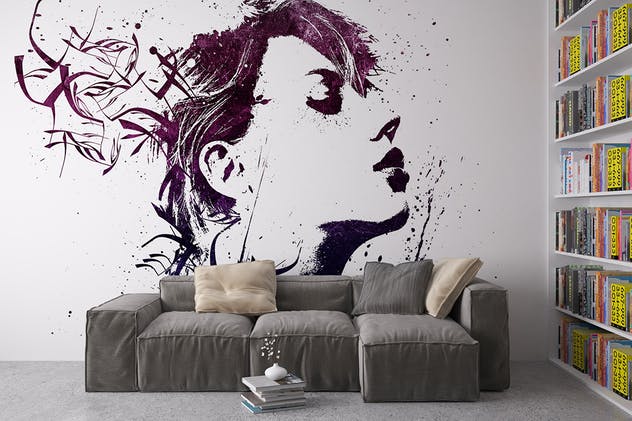 墙体艺术油画创作样机模板Vol.3 Picture Art Mockup [Vol 3]插图(2)