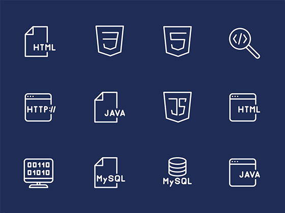 40 枚编码元素图标素材之家精选sketch素材