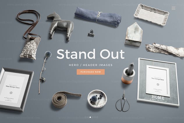 经典样机模板v5-简约画框相框样机 Simple Homes Mockup Vol. 5插图(6)