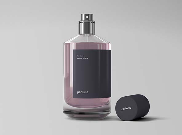 经典香水瓶产品外观设计展示素材库精选 Classic Perfume Mockup