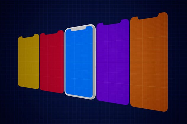 极简主义APP UI界面演示iPhone X屏幕样机 Minimal iPhone X Mockup V.1插图(9)