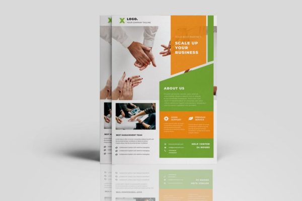 商务咨询公司宣传传单设计模板 Business Flyer