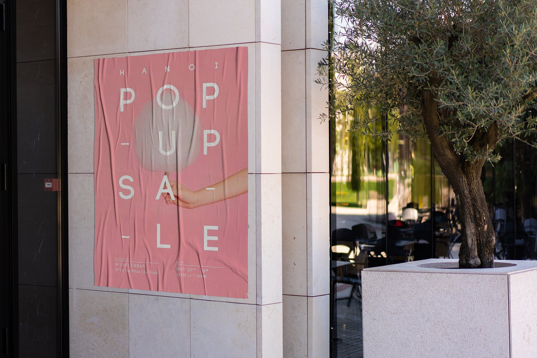 海报户外张贴效果展示样机素材库精选 Outside Poster Mock-Up’s插图(10)